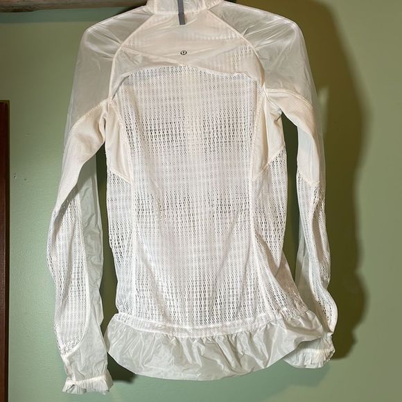 Women's White Mesh Jacket - Picture 5 of 9